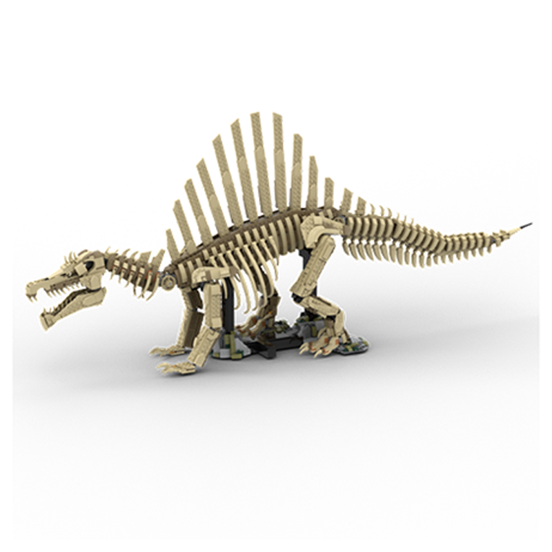 Art Craft Dinosaurs - 2246 parça MOC Dinozorlar Spinosaurus Fosil