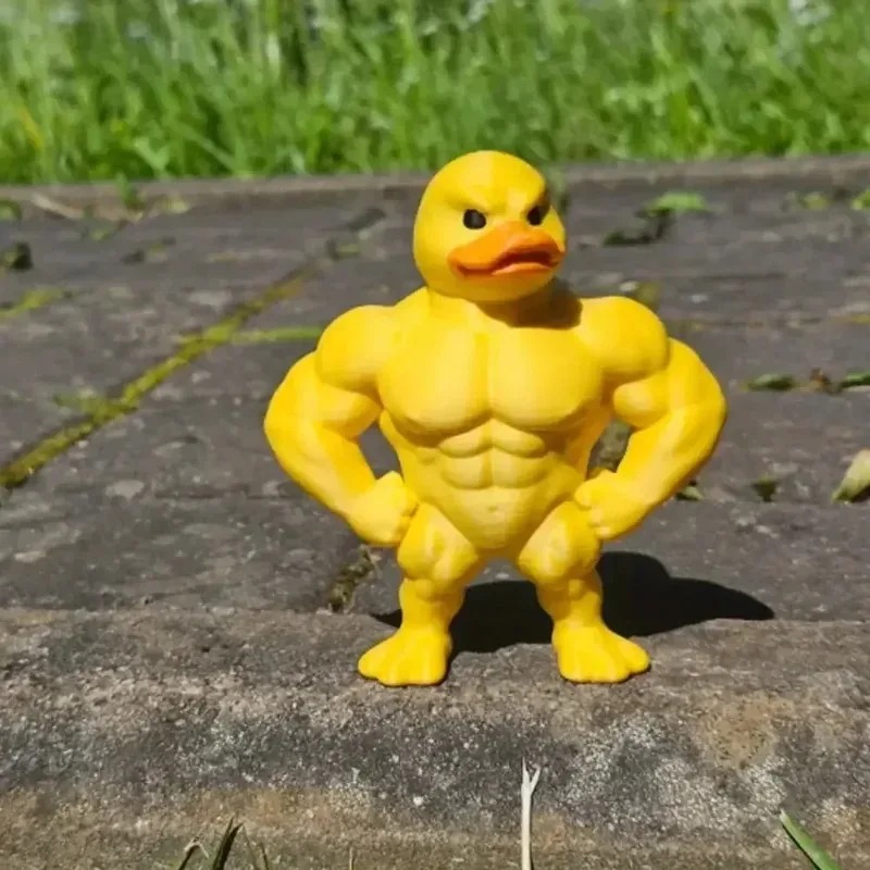 Art Craft Duck - Kaslı Ördek Heykeli - 3D Masaüstü