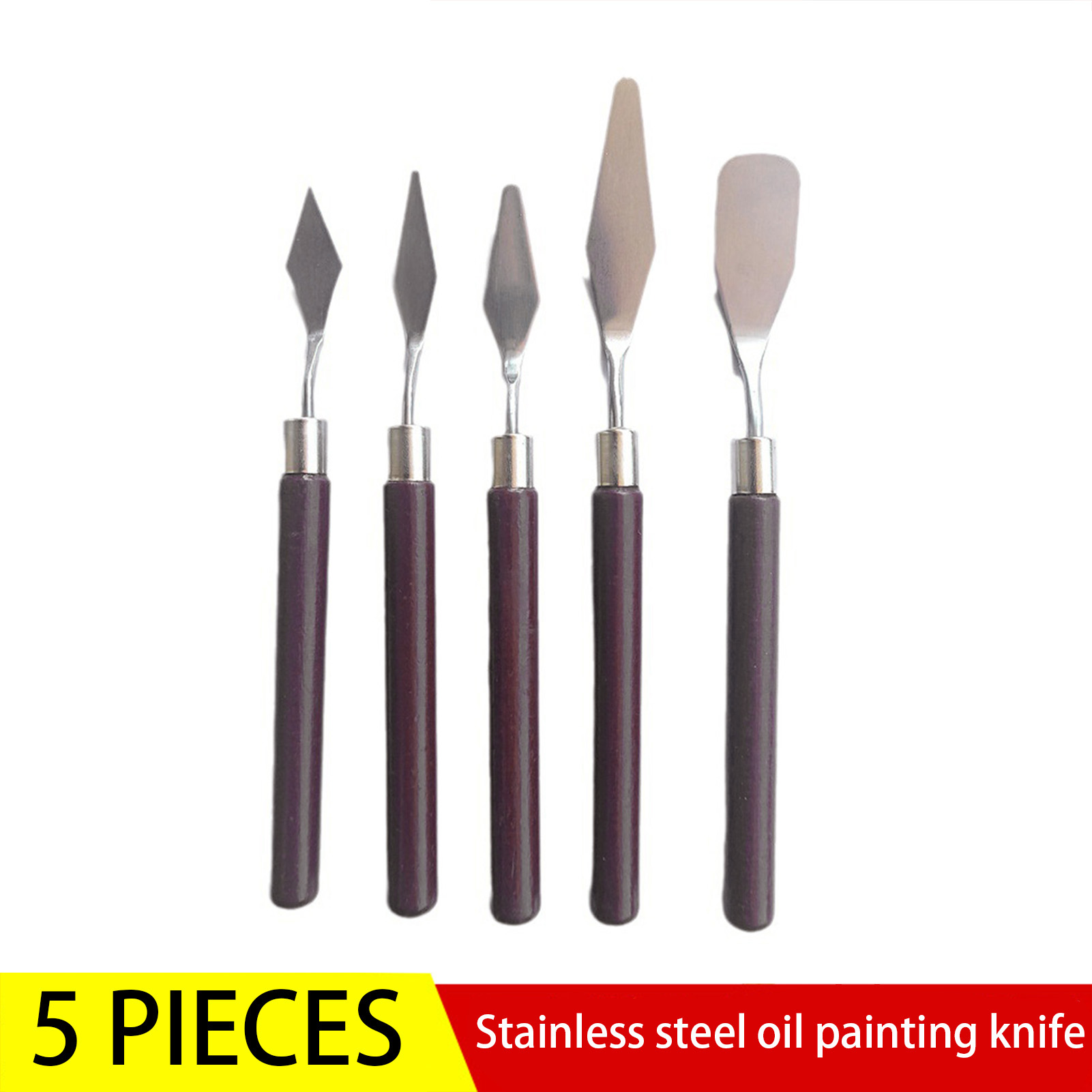 Painting Knife Palette - Öğrenci Sanat Yağlı Boya Bıçağı Seti