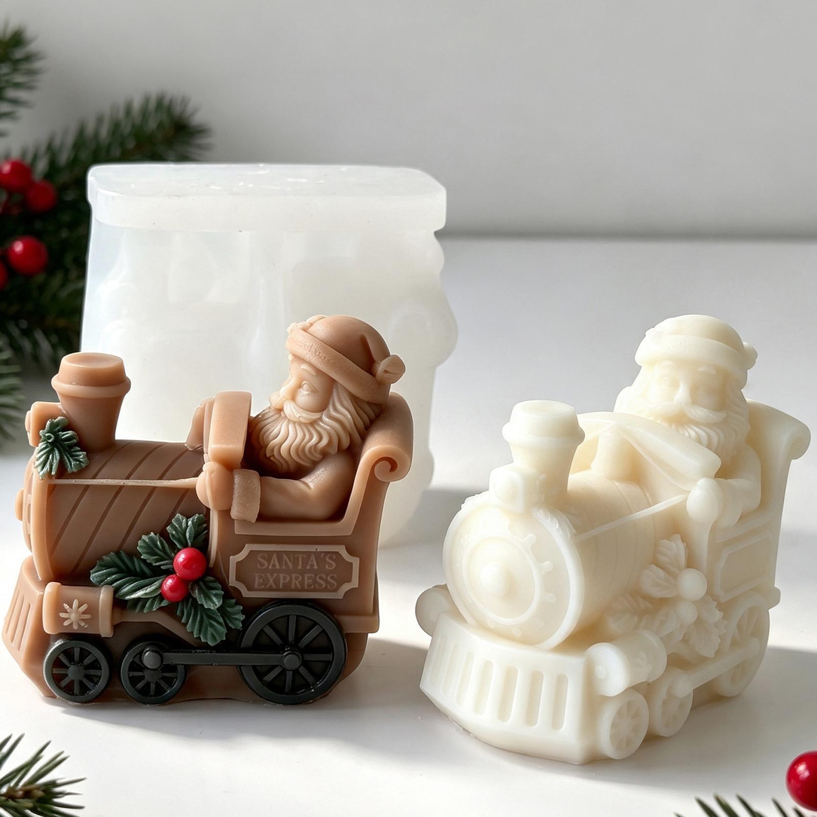 Art Craft Show - Noel Mum Kalıbı Tren Şeklinde Mum
