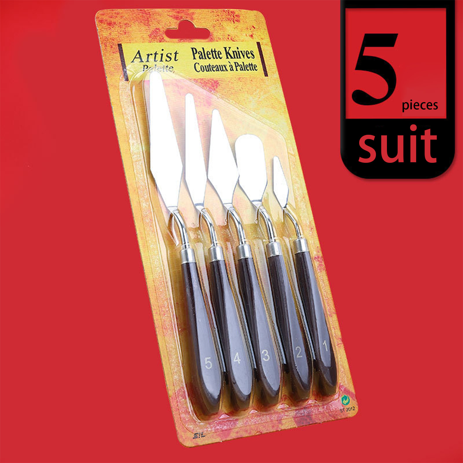 Painting Knife Palette - 5 adet Sanat Yağlıboya Kazıyıcı Boya