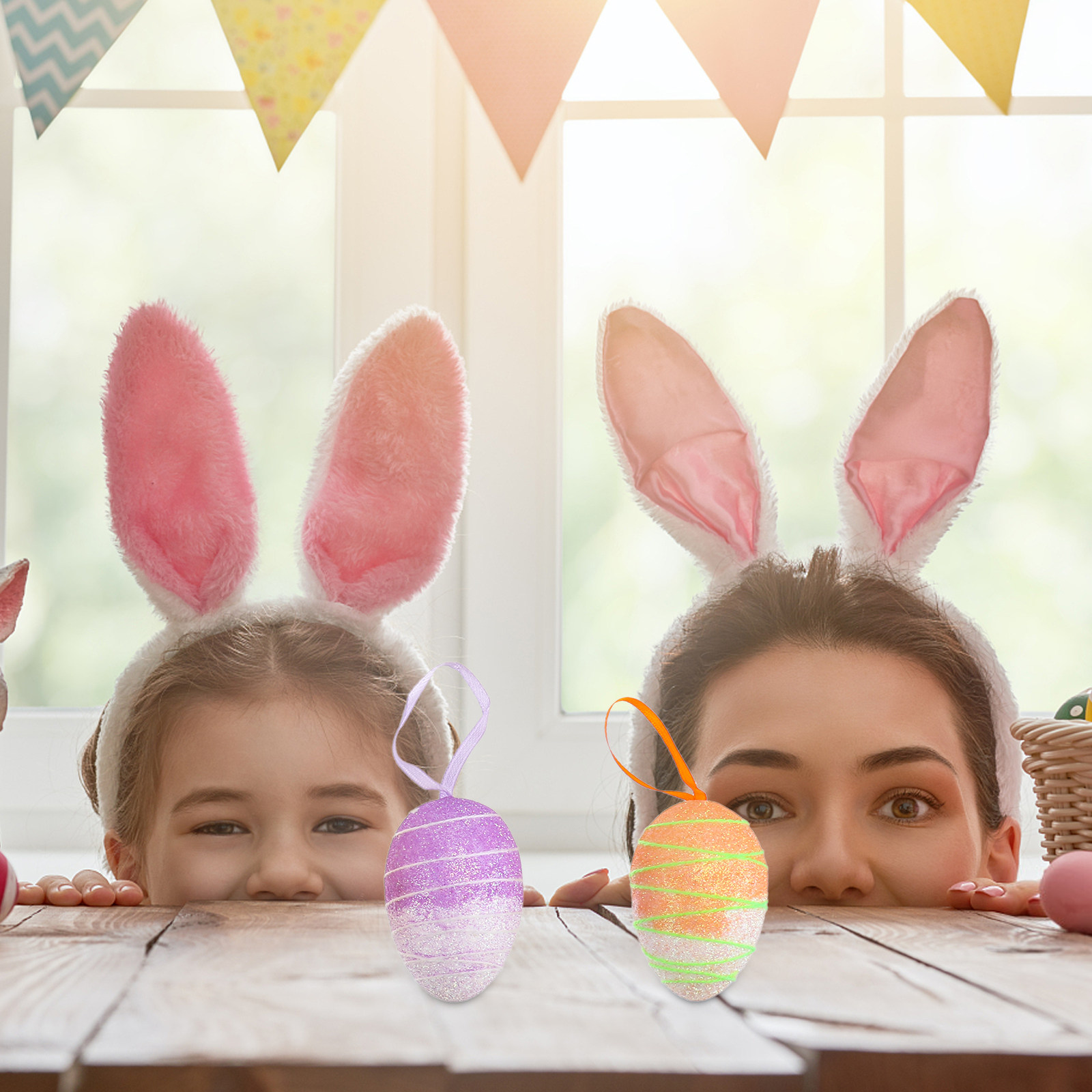 Art Craft Ideas For Kids - 12 Adet Gerçekçi Görünümlü Sahte Yumurta