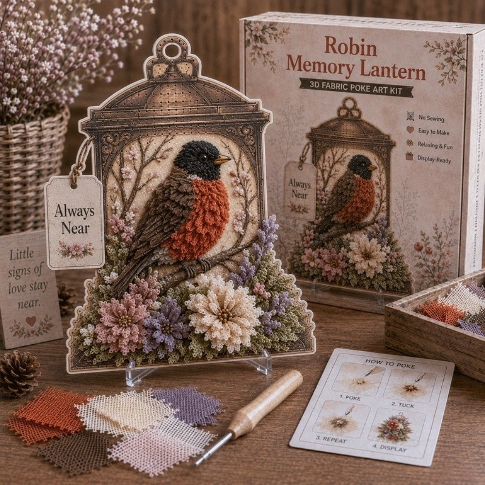 Art Craft Board - Dikiş Gerektirmeyen Kumaş Poke Art Kolay