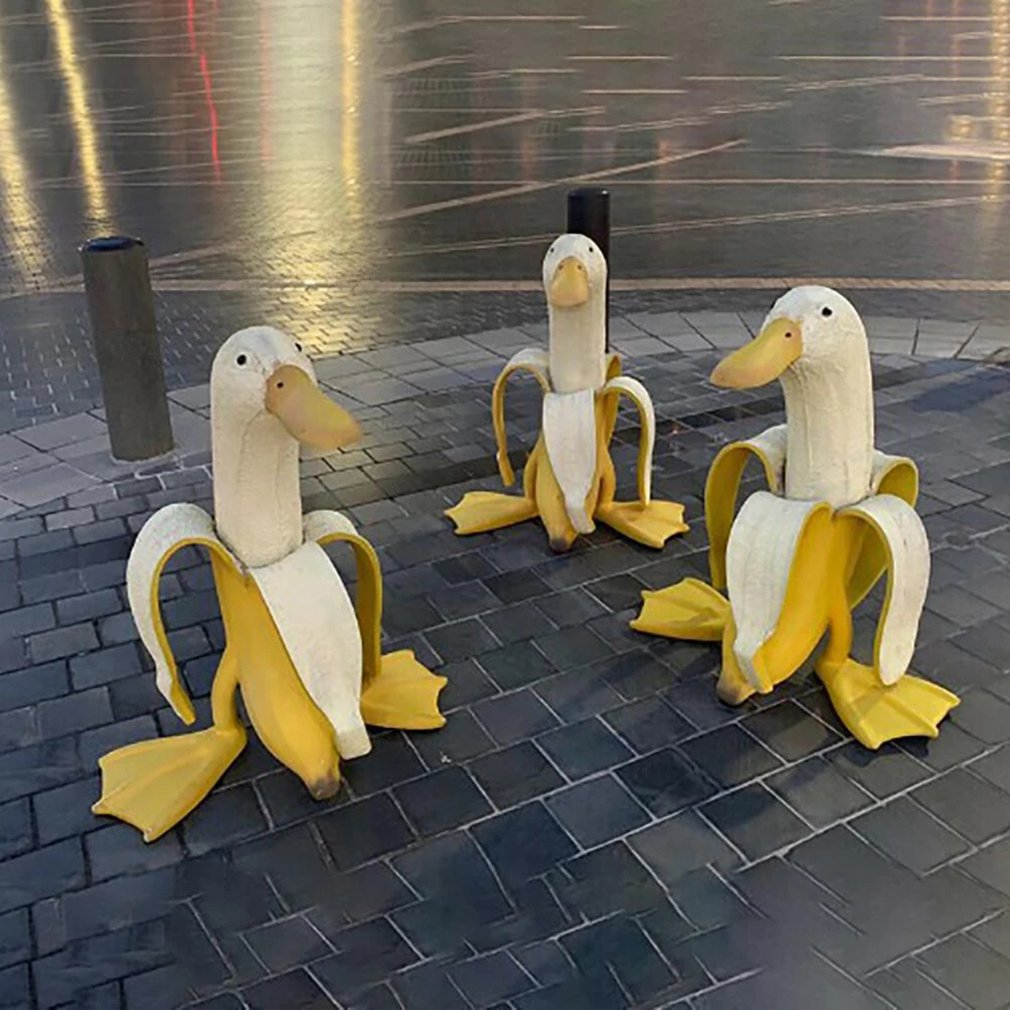 Muz Ördek Yaratıcı Bahçe Dekor - Art Craft Duck incelemesi ve fiyatı