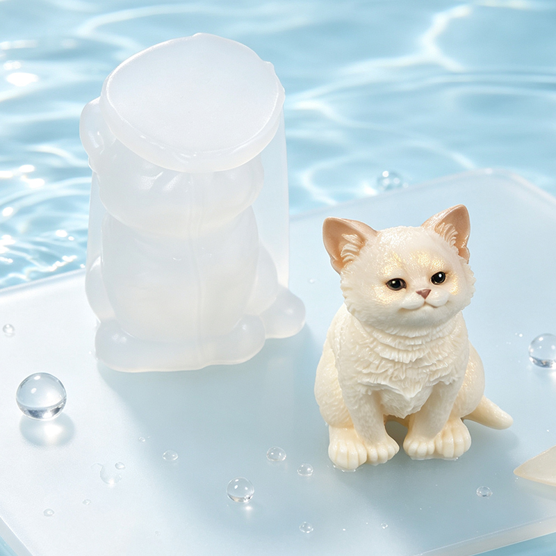 3D Kedi Silikon Kalıp DIY Mum  - Art Craft Show incelemesi ve fiyatı