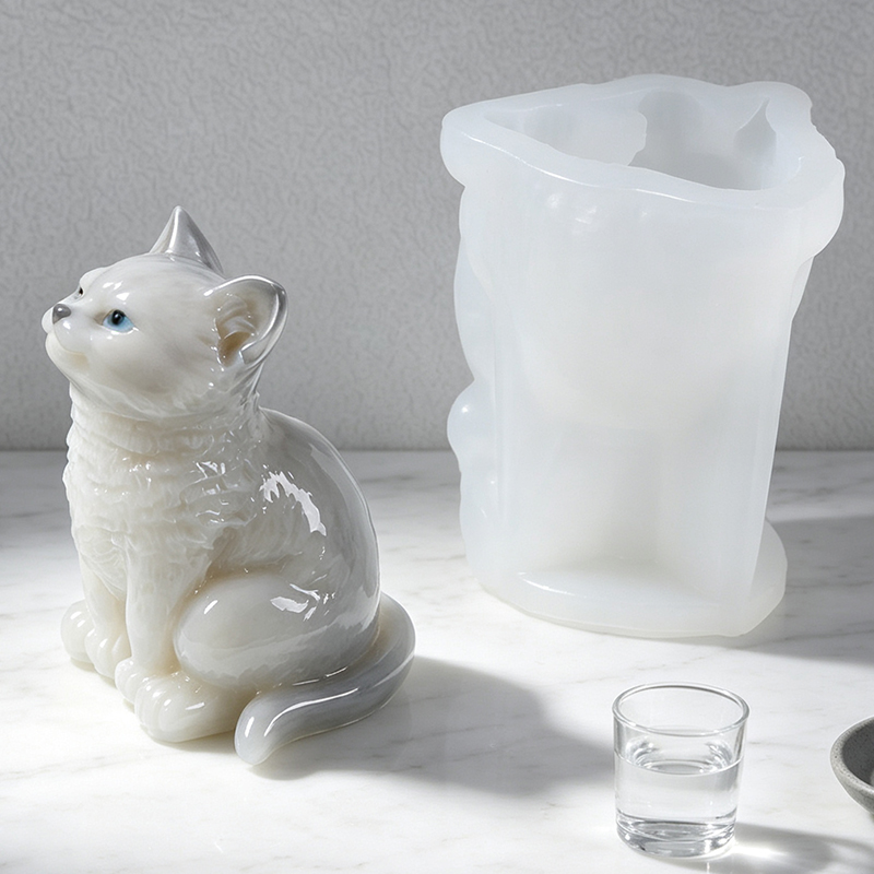 3D Kedi Silikon Kalıp DIY Mum  - Art Craft Show incelemesi ve fiyatı