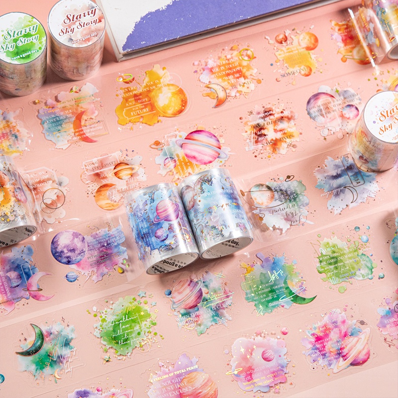 6 rulolu paket 5cm×200cm yıldı - Art Craft Using Paper incelemesi ve fiyatı