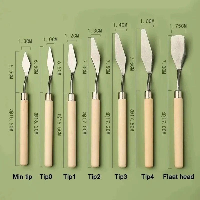 1/2 set Paslanmaz Çelik Yağlı  - Painting Knife Palette incelemesi ve fiyatı