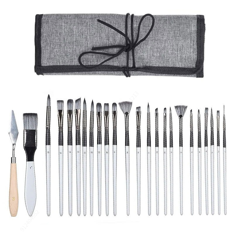 24 Parça Akrilik Boya Fırça Se - Painting Knife Palette incelemesi ve fiyatı
