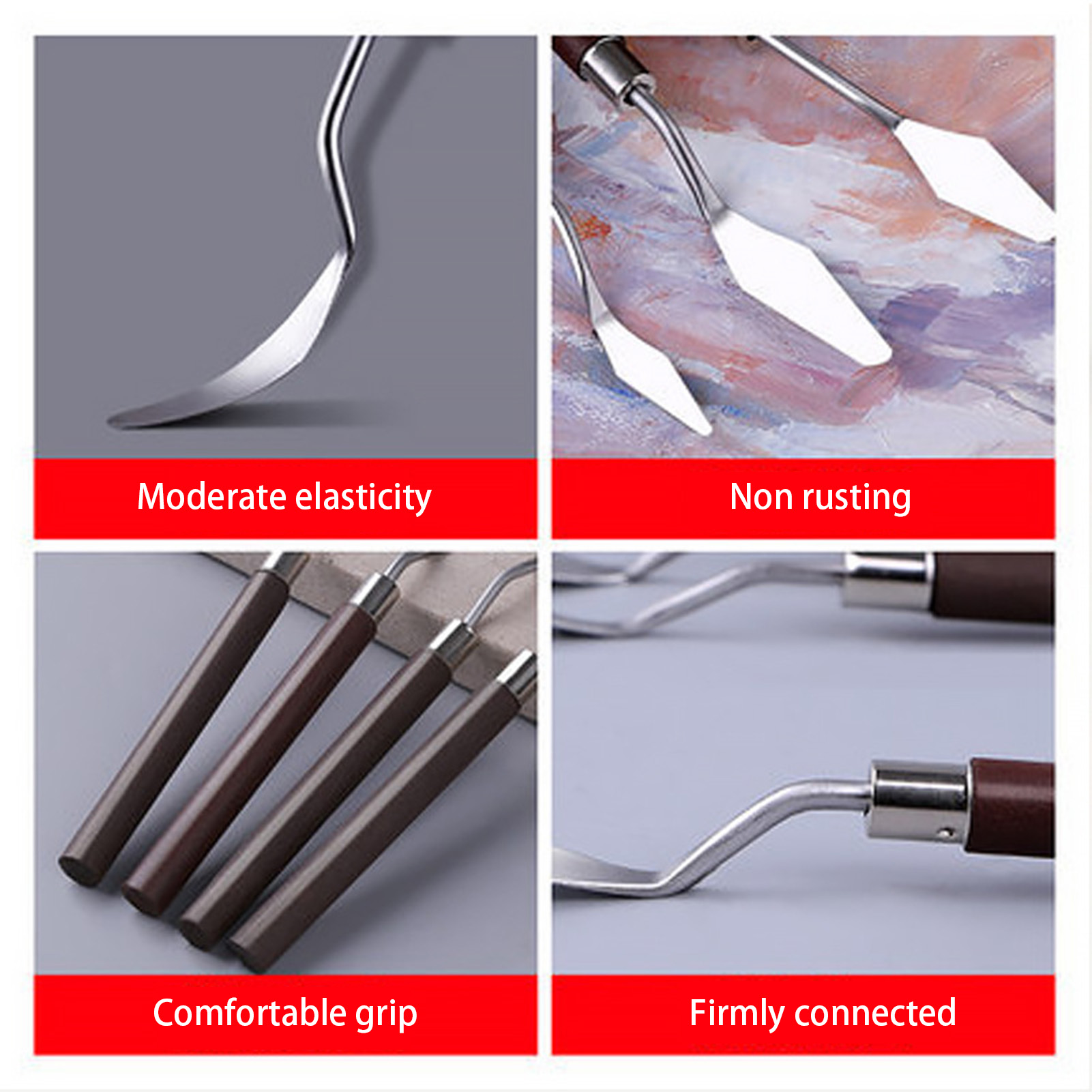 5 adet Sanat Yağlıboya Kazıyıc - Painting Knife Palette incelemesi ve fiyatı