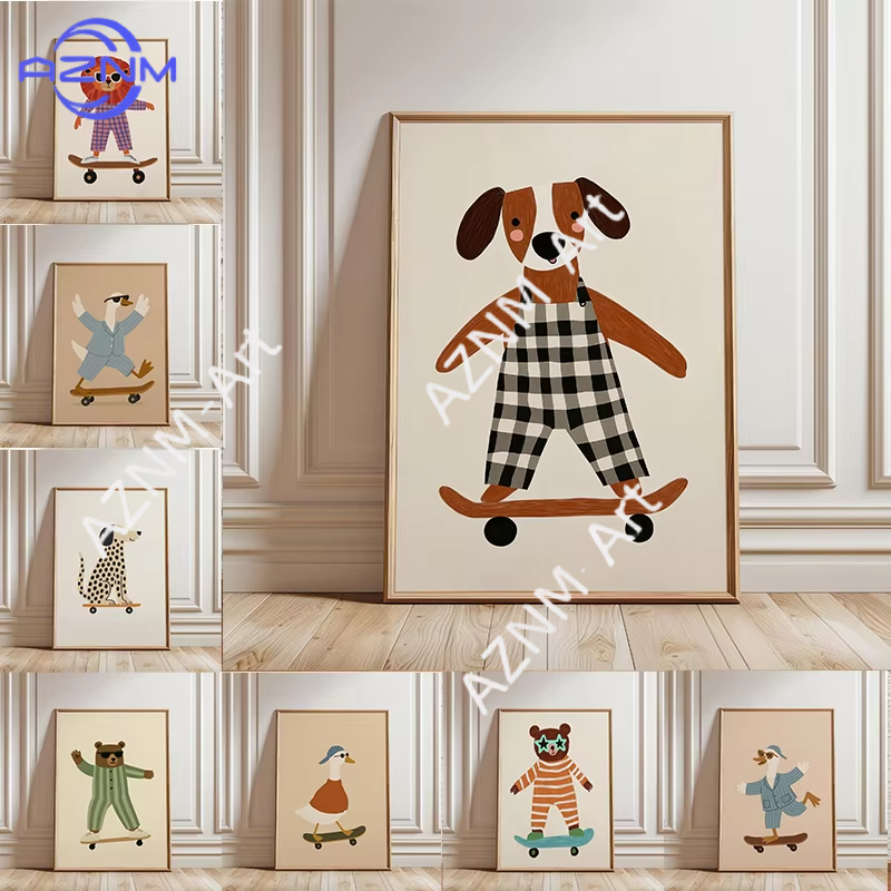 1 adet komik hayvan kaykay pos - Art Craft Duck incelemesi ve fiyatı