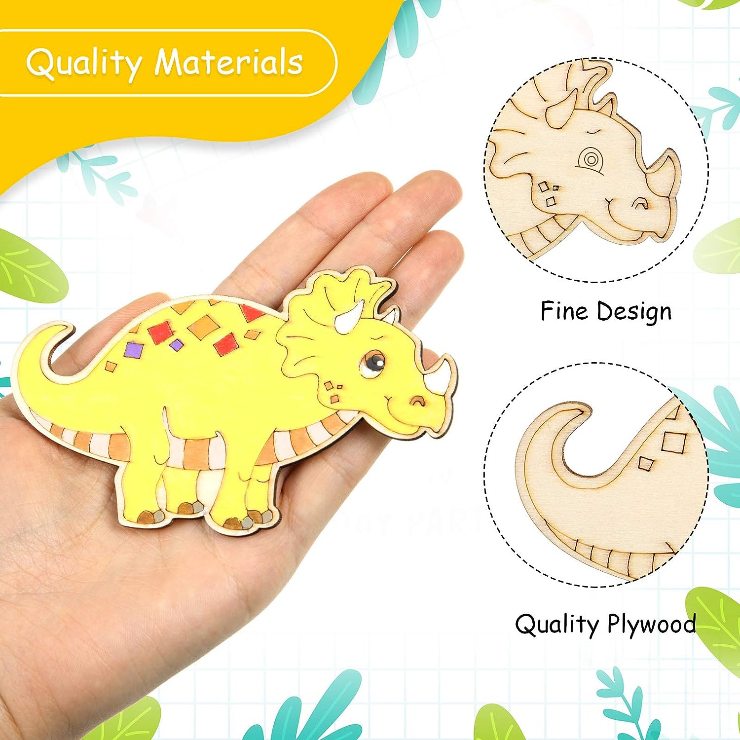 8/24 Parça Bitmemiş Ahşap Dino - Art Craft Dinosaurs incelemesi ve fiyatı